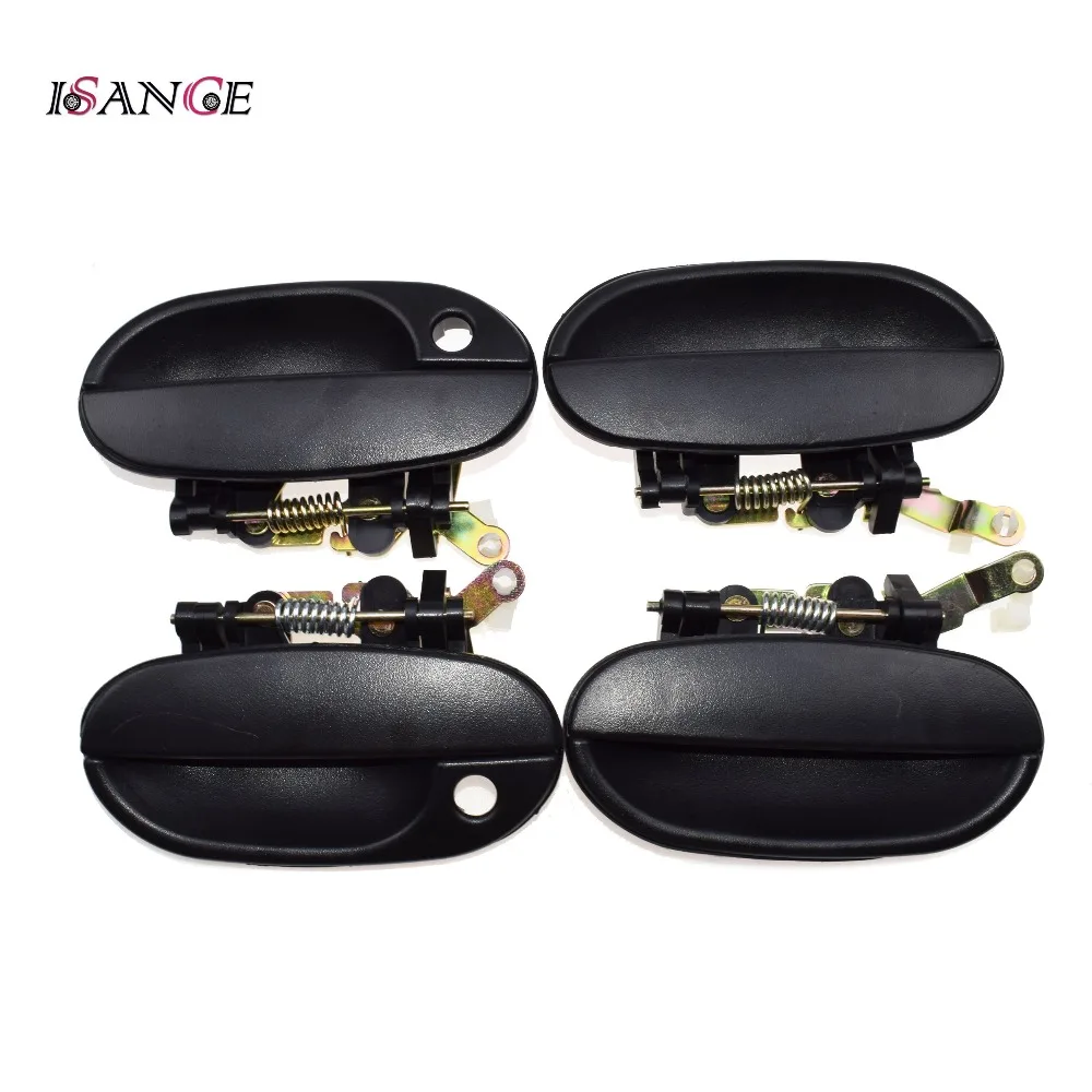 ISANCE черная ручка для наружной двери 4 шт. FL FR RL RR Hyundai Accent 1995 1997 1998 1999 OEM #82660 22000/83650