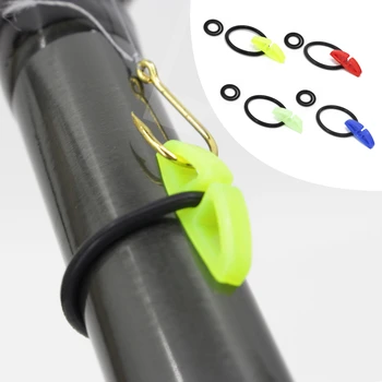 

YINGTOUMAN Hook Secure Keepers Holders Lures Jig Hooks Safe Keeping for Fishing Rod