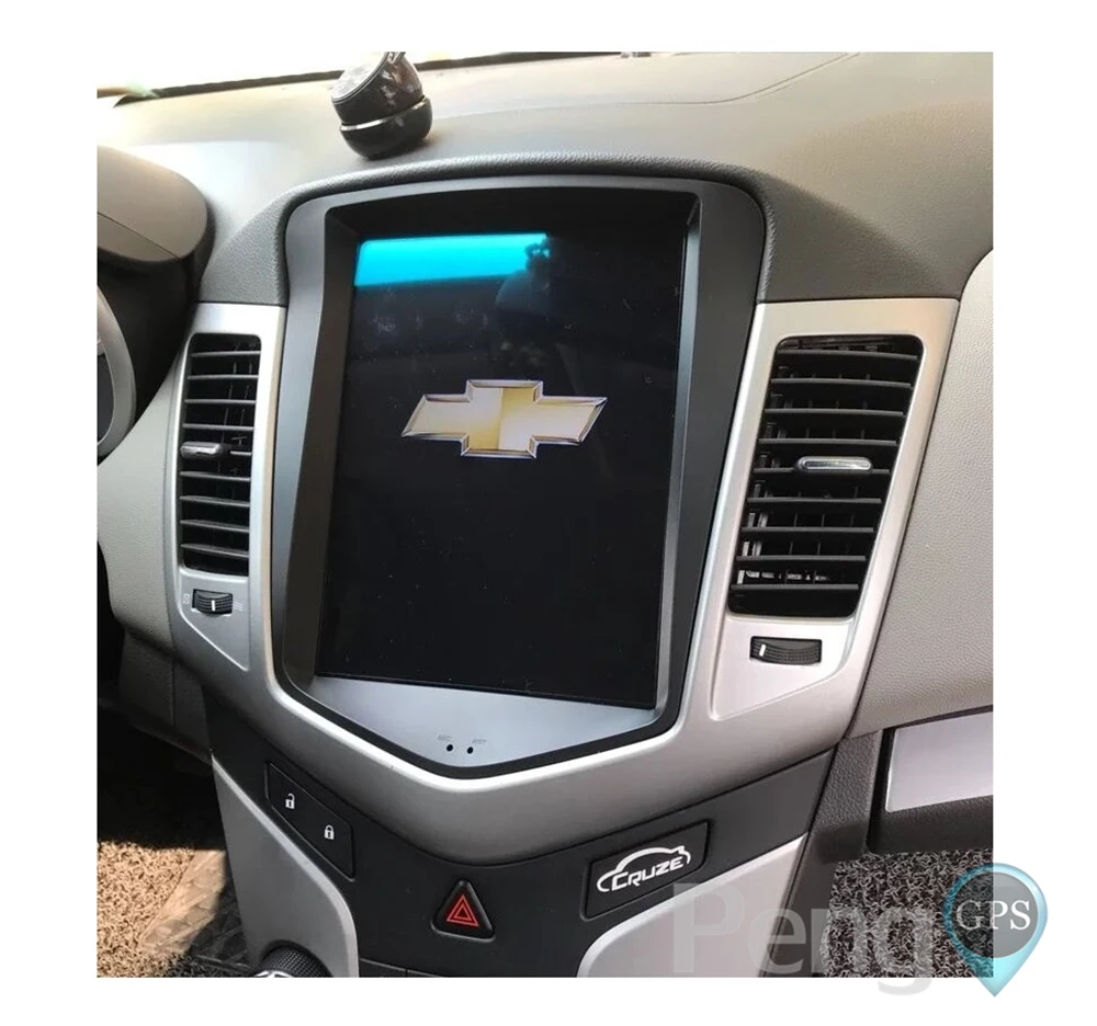 Sale Tesla Style Android Car Radio GPS Navigation DVD Player for Chevrolet Cruze 2009-2013 IPS Screen 2 Din Supports CarPlay OBD WIFI 2