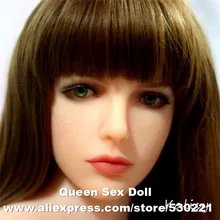 2016 NEW 51# Top quality sex doll lifelike head for japanese doll, real sexy dolls silicone head, oral sex products