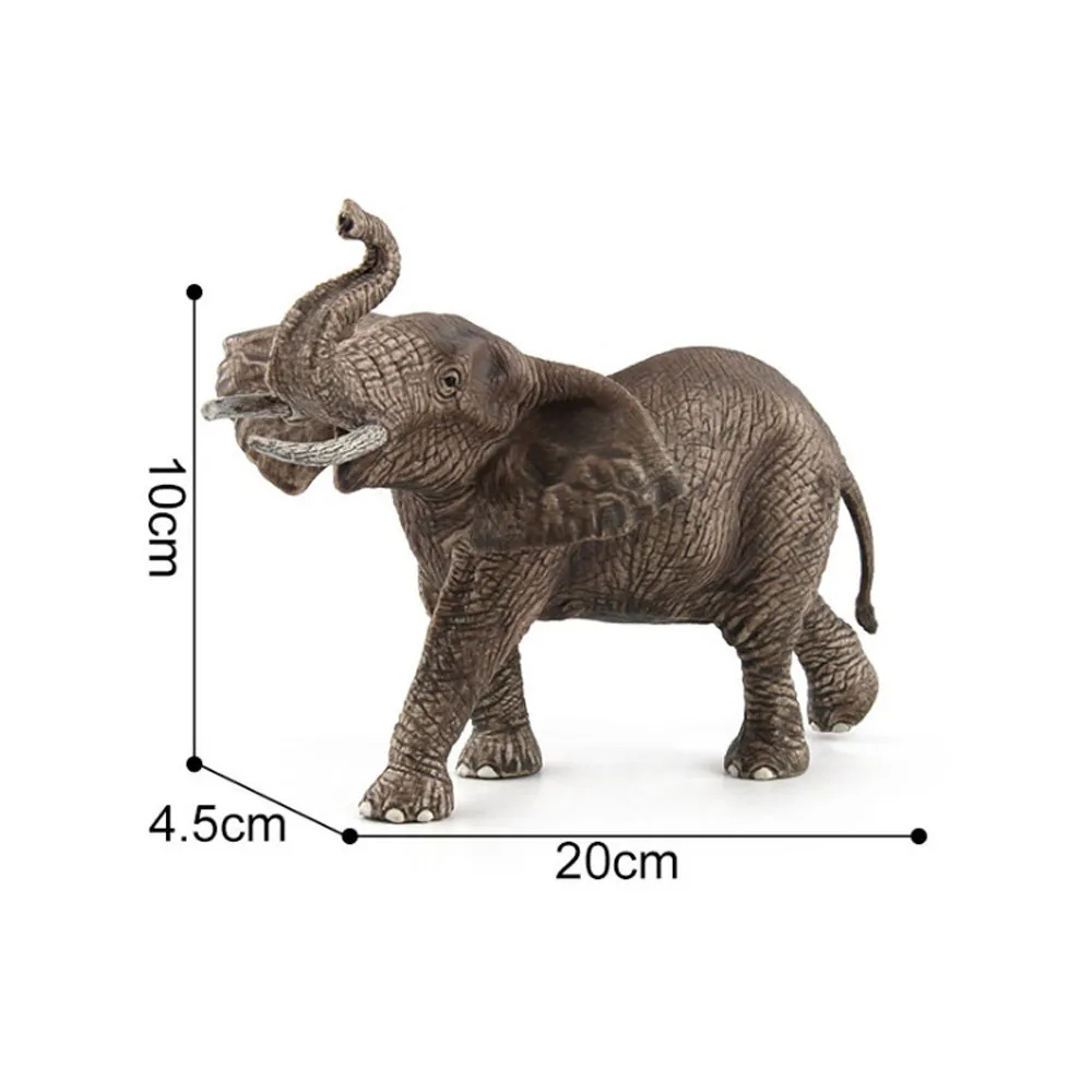 Новинка; Лидер продаж животный мир слон модели образовательных игрушек Забавные игрушки модель игрушки Пластик подарки для детей A509