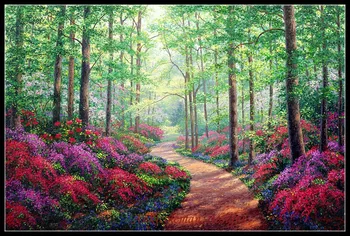 

Woodland Walk - Counted Cross Stitch Kits - Handmade Needlework For Embroidery 14 ct Cross Stitch Sets DMC Color