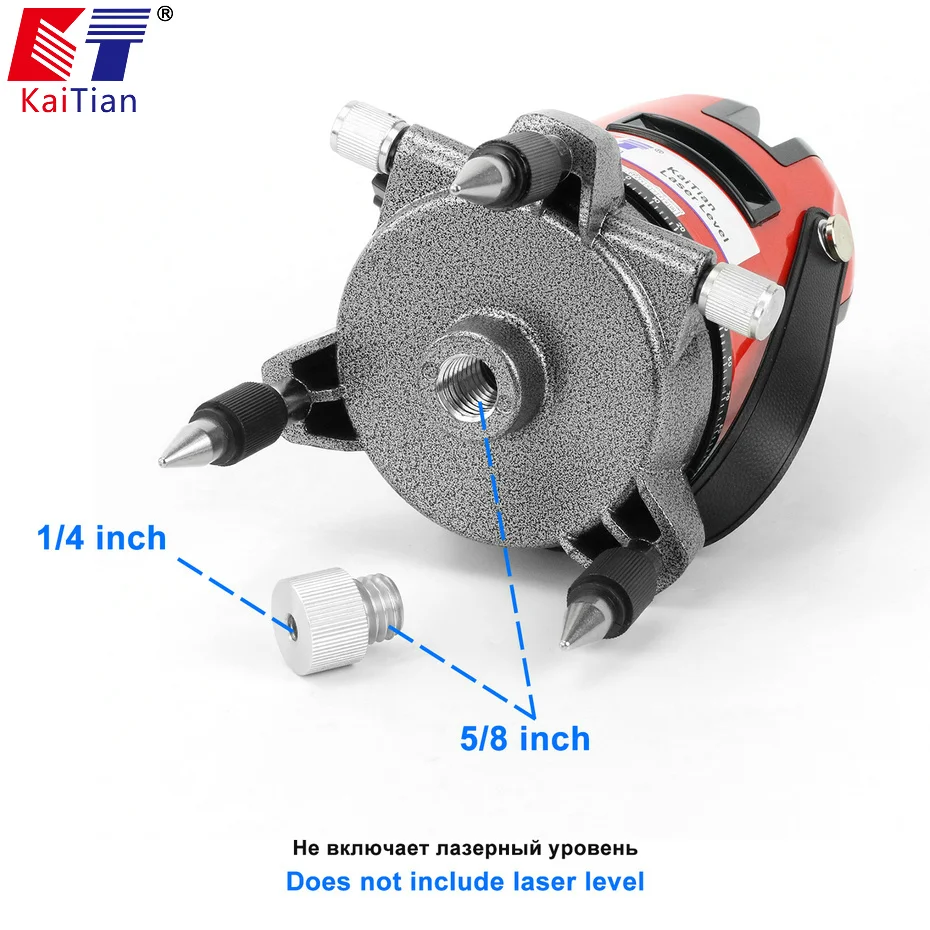 Kaitian штатив с лазерным уровнем конверсионный разъем 5/8 дюймов до 1/4 дюймов Алюминиевый Многофункциональный кронштейн 5 линий 12 линий Lazer уровень