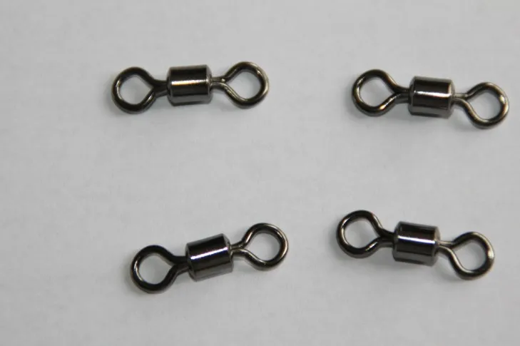Rompin 50PCS Ball Bearing Swivel Solid Rings Fishing Connector 1CM Length Ocean Boat Fishing Hooks Rompin 50PCS Ball Bearing Swivel Solid Rings Fishing Connector 1CM Length Ocean Boat Fishing Hooks