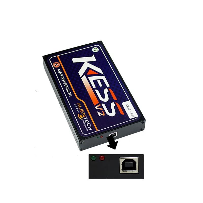 A++ качество KESS V2 V2.32 мастер OBD2 менеджер тюнинговые наборы HW V4.036 без жетонов ограниченная Многофункциональность для мульти-автомобиля KESS V2