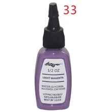 Светло-пурпурный цвета перманентного макияжа, пигментных 15 мл/бутылки(1/2 унц.) косметическая чернила татуировки Краска Набор для губ для бровей 5 шт./лот