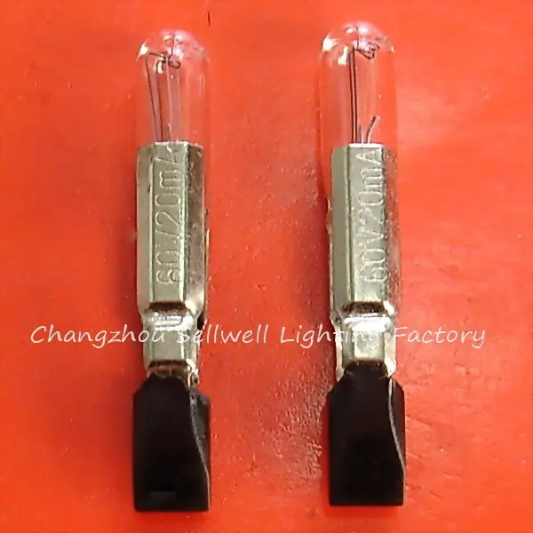 Бесплатная доставка Новинка! телефонная лампочка 60В 20мА 5х30 мм A663|lamp bulb|telephone lampbulb