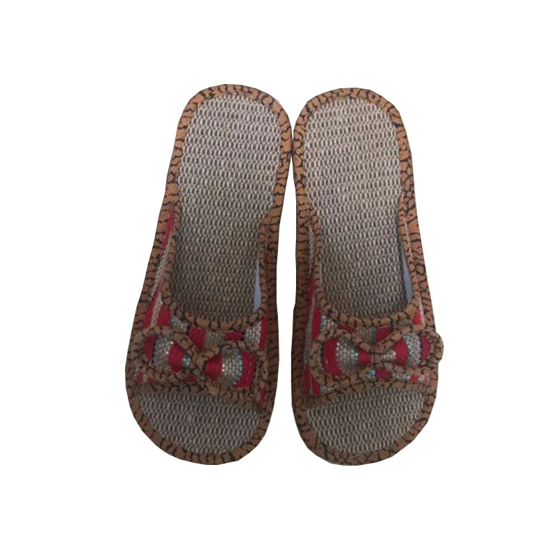 

New Linen Slippers Women Indoor Floor Fabric Slippers Home Shoes sandals zapatos de mujer shoes woman buty damskie