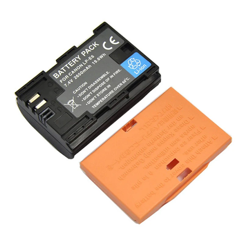 

LP-E6 Battery LPE6 For Canon EOS 5D Mark II 2 III 3 6D 7D 60D 60Da 70D 80D DSLR EOS 5DS Digital Camera Lithium Rechargeable New