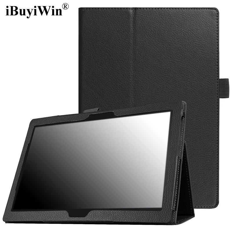Складной чехол книжка iBuyiWin для Lenovo Tab 4 10 Plus с подставкой TB X704N 1 дюйма умный + пленка