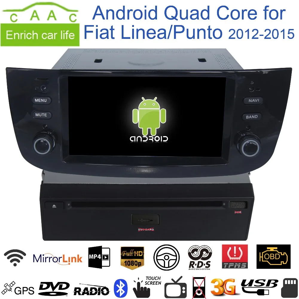 imágenes para 6.0.1 Android Quad Core GPS Navi Stereo 6.2 "Reproductor de DVD Del Coche para Fiat Linea/Punto 2012-15 con Radio/Bluetooth/RDS/Canbus/4G/SWC imágenes para 6.0.1 Android Quad Core GPS Navi Stereo 6.2 "Reproductor de DVD Del Coche para Fiat Linea/Punto 2012-15 con Radio/Bluetooth/RDS/Canbus/4G/SWC