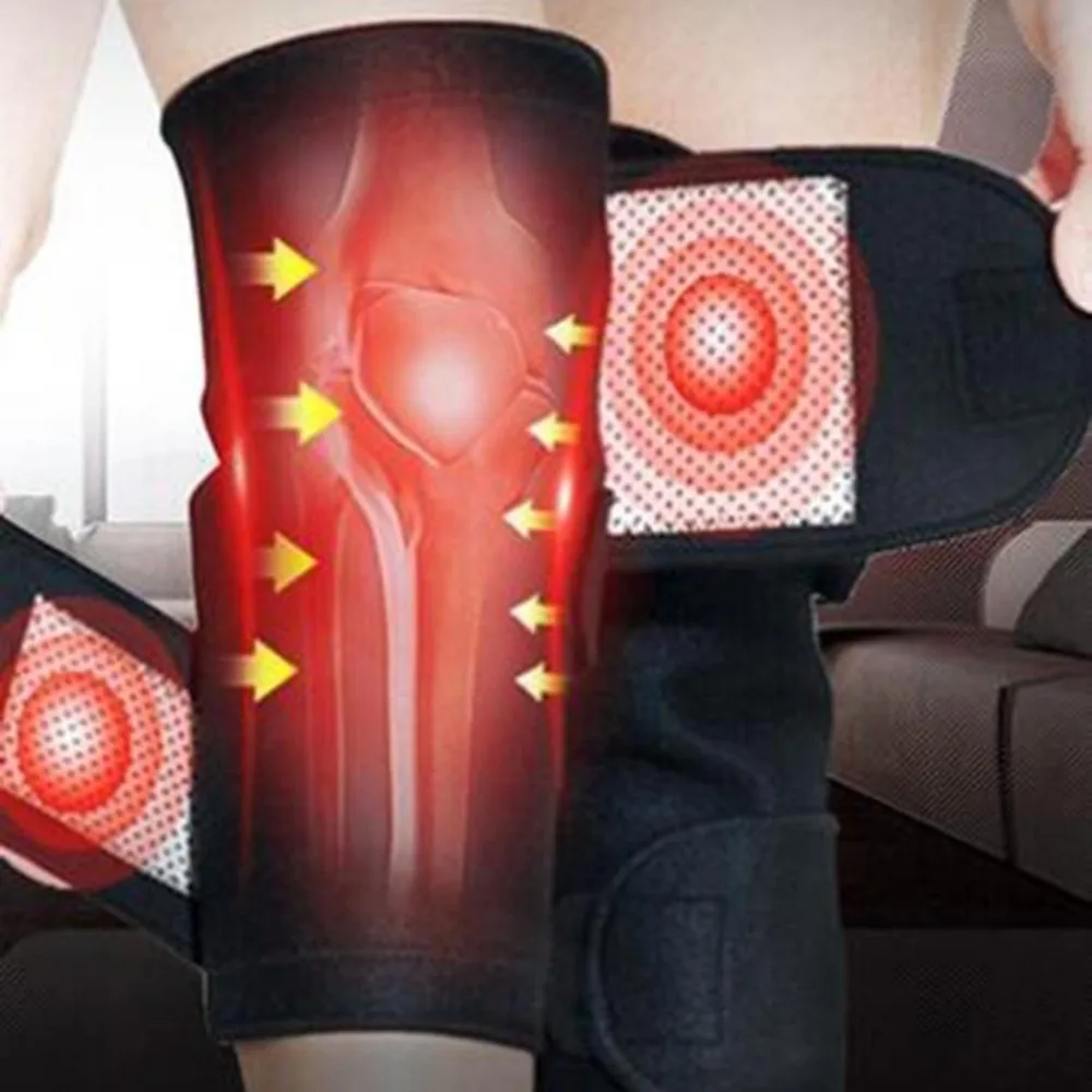 1 пара Self грелки для колен магнитотерапия Kneepad боли Артрит Brace Поддержка коленной чашечки колена рукава колодки