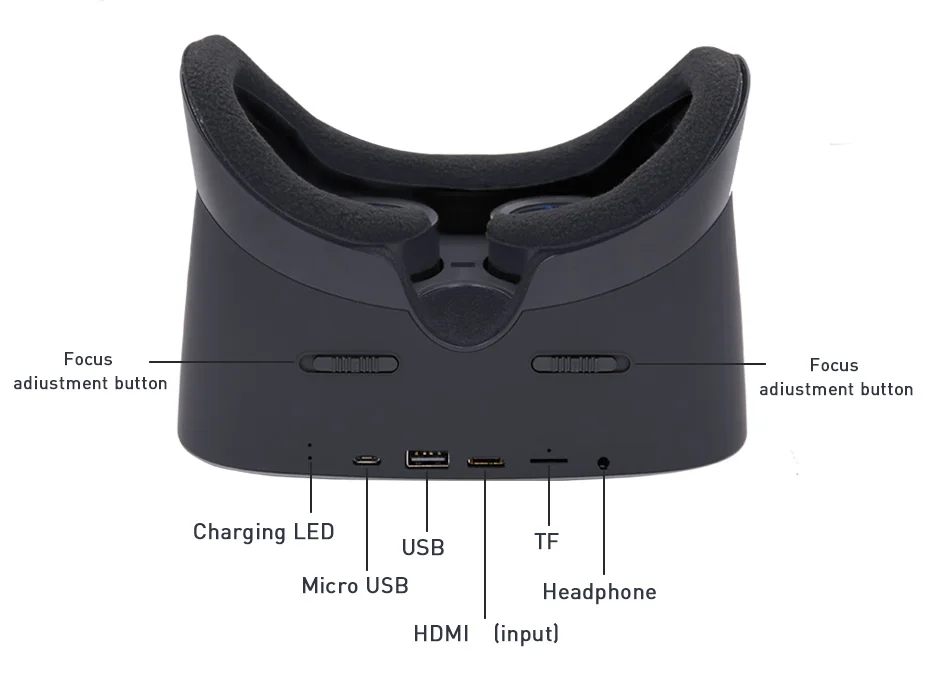 vr headset vr glasses virtual reality for pc HDMI All In One virtual glasses for computer VM06_15