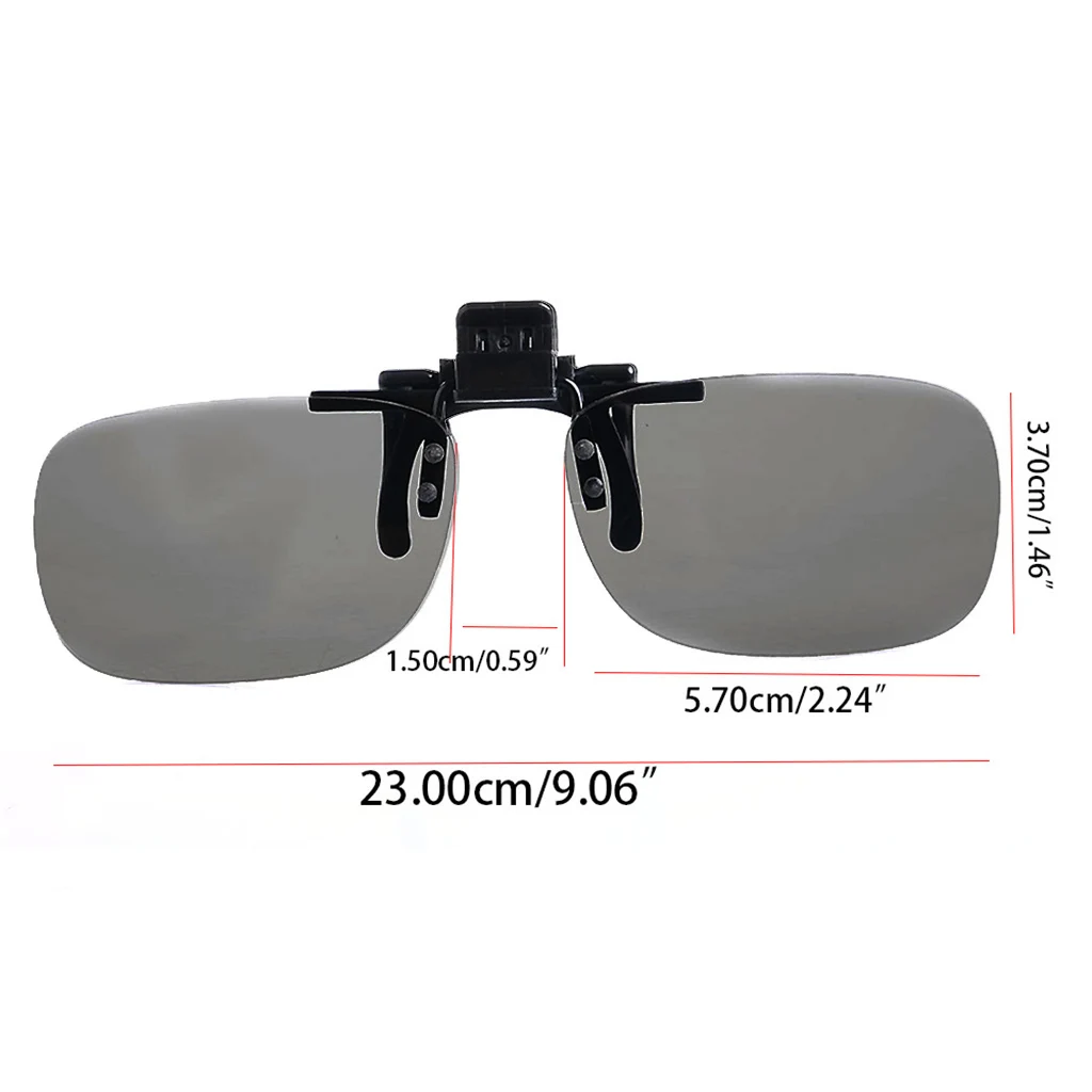 1 Pair Clip On Type Passive Circular Polarized 3D Glasses Clips for 3D TV Movie Drop Shipping Support 1 Pair Clip On Type Passive Circular Polarized 3D Glasses Clips for 3D TV Movie Drop Shipping Support