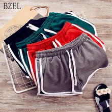 BZEL пижамы шорты Для женщин брюки для сна Повседневное ночное белье, одежда для сна, Для женщин хлопок пижамные штаны для мужчин спортивные шорты женские большие размеры