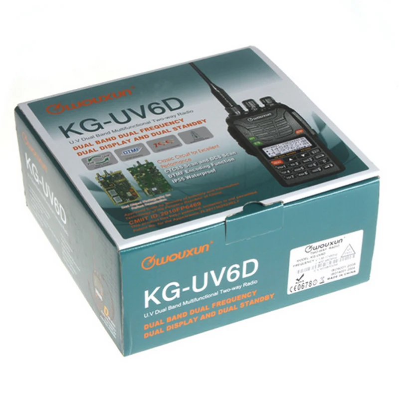 Новый оригинальный Wouxun KG UV6D двухдиапазонный VHF/UHF профессиональный FM