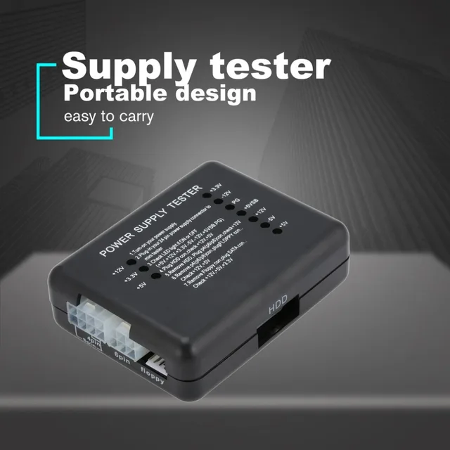 Special Offers HD Power Supply Tester Desktop / Chassis Power Diagnostic Measuring Instrument Computer Peripheral Accessories