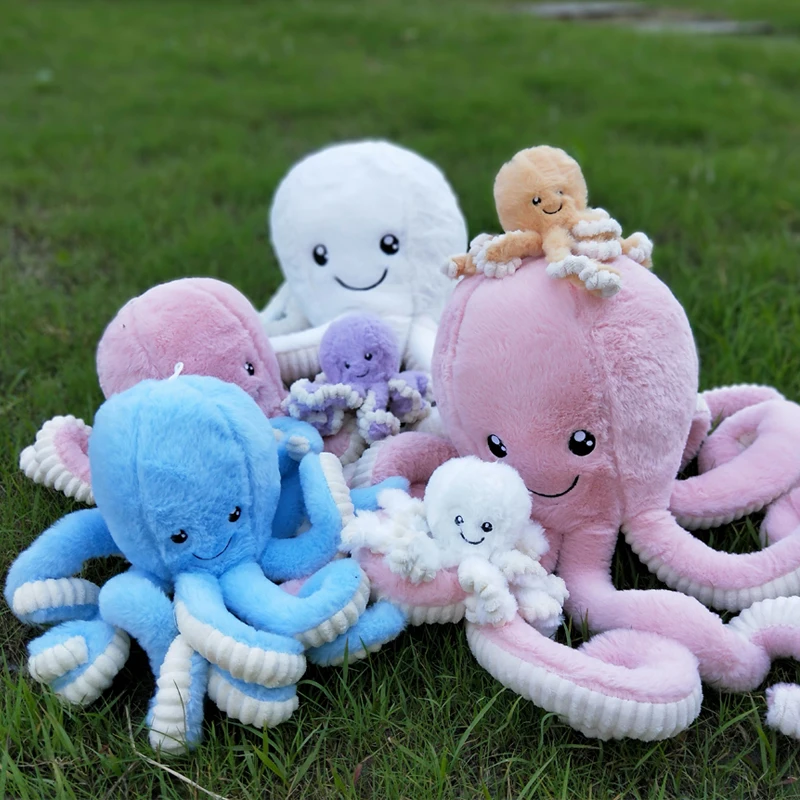 18cm-80cmLovely Simulation octopus Pendant Plush Stuffed Toy Soft Animal Home Accessories Cute Animal Doll Children Gifts