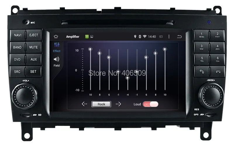 Top Android 8.0 In Dash Car DVD Player for Mercedes Benz CLK W209 CLS W219 with GPS Navigation Radio BT SD WIFI Stereo 4Core 4G+32G 4