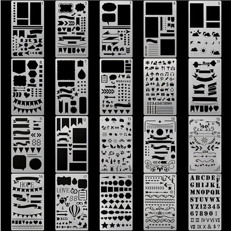 Painting Journal Stencil Set 12 Pcs Plastic Planner Diy Drawing Template For Diary Notebook Scrapbook Craft Cutting Dies Template Drawing Templates For Drawingtemplates For Cutting Aliexpress Painting Journal Stencil Set 12 Pcs Plastic Planner Diy Drawing Template For Diary Notebook Scrapbook Craft Cutting Dies Template Drawing Templates For Drawingtemplates For Cutting Aliexpress
