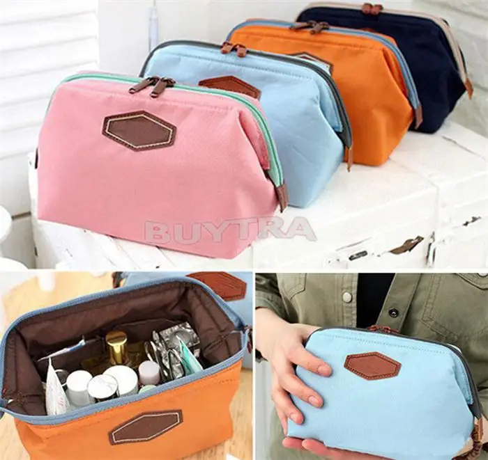 1PC Portable Cute Multifunction Beauty Travel Cosmetic Bag High quality Novetly Makeup Case Pouch Toiletry 4 Colors