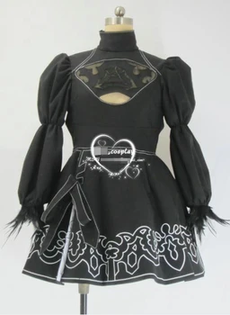 

2B NieR: Automata YoRHa No.2 Type B Uniforms Cosplay Costume Free Shipping