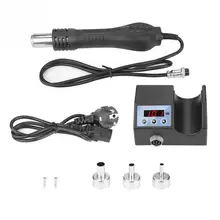 220 V 8858D Цифровой Пистолет горячего воздуха Регулируемый температурный инструмент для демонтажа для BGA Rework(EU plug) Портативный Термофен