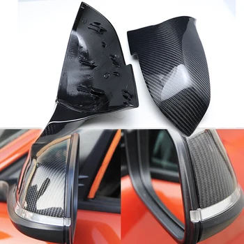 

Top Quality Replacement Carbon Fiber M3 M4 Look Rear View Mirror Cover Caps for BMW X Series X1 E84 M Series F87 M2 2014-2015