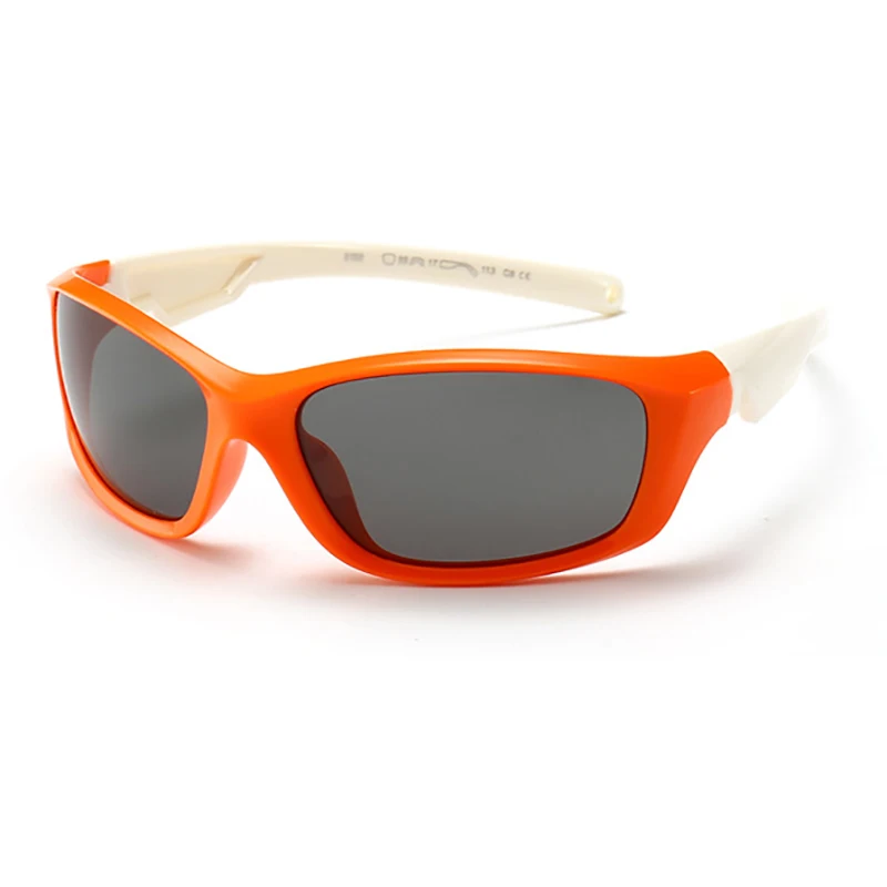 Jomolungma поляризованные солнцезащитные очки для детей с чехлом для мальчиков и девочек, детские очки для рыбалки, пешего туризма, спортивные очки вне UV400, защита D8199 - Цвет: 8