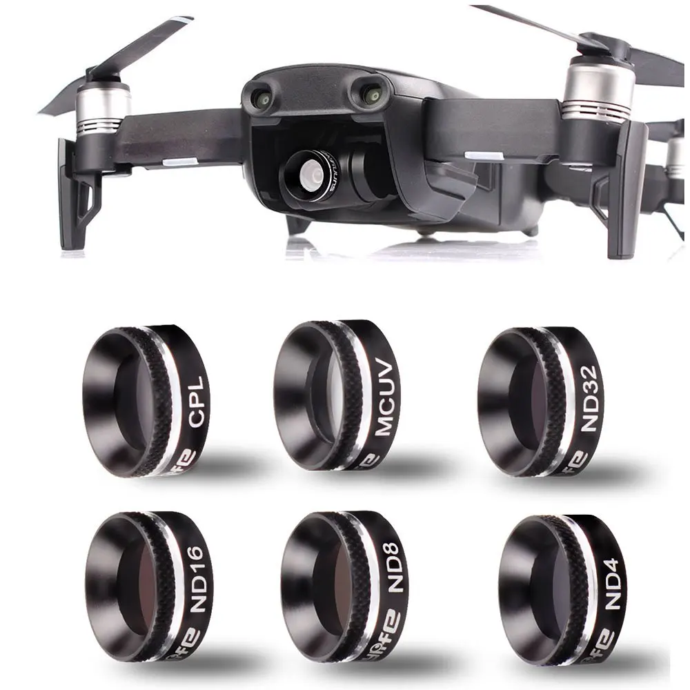 DJI Mavic Air 6 in 1 Filter Multicoated Lens Filters Kit ND 4 ND 8 ND