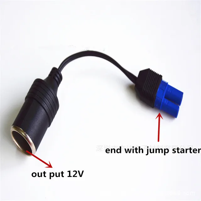 12V Car Jump starter EC5 to Car Cigarette Lighter Socket Adaptor for