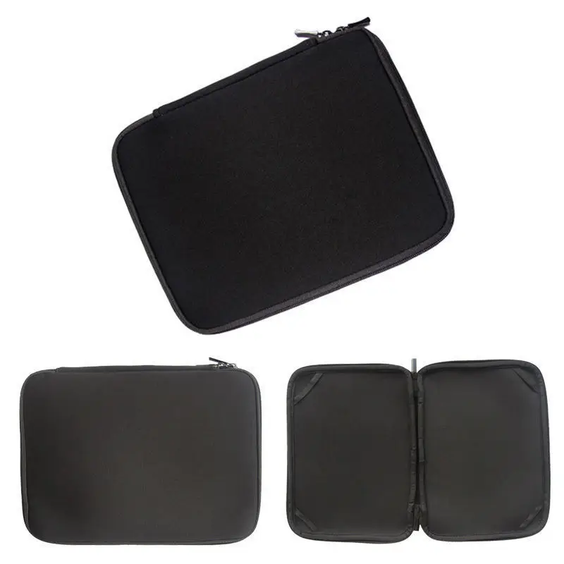 Solid Black Laptop Notebook Sleeve Bag Waterproof Neoprene Case with 4 Strps For 10\ Solid Black Laptop Notebook Sleeve Bag Waterproof Neoprene Case with 4 Strps For 10\