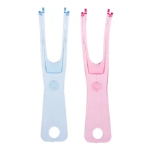 Стоматологический держатель зубной нити, вспомогательное средство для чистки полости рта, уход за зубами, межзубные, удобные, прочные, для чистки зубов, разные цвета, новинка