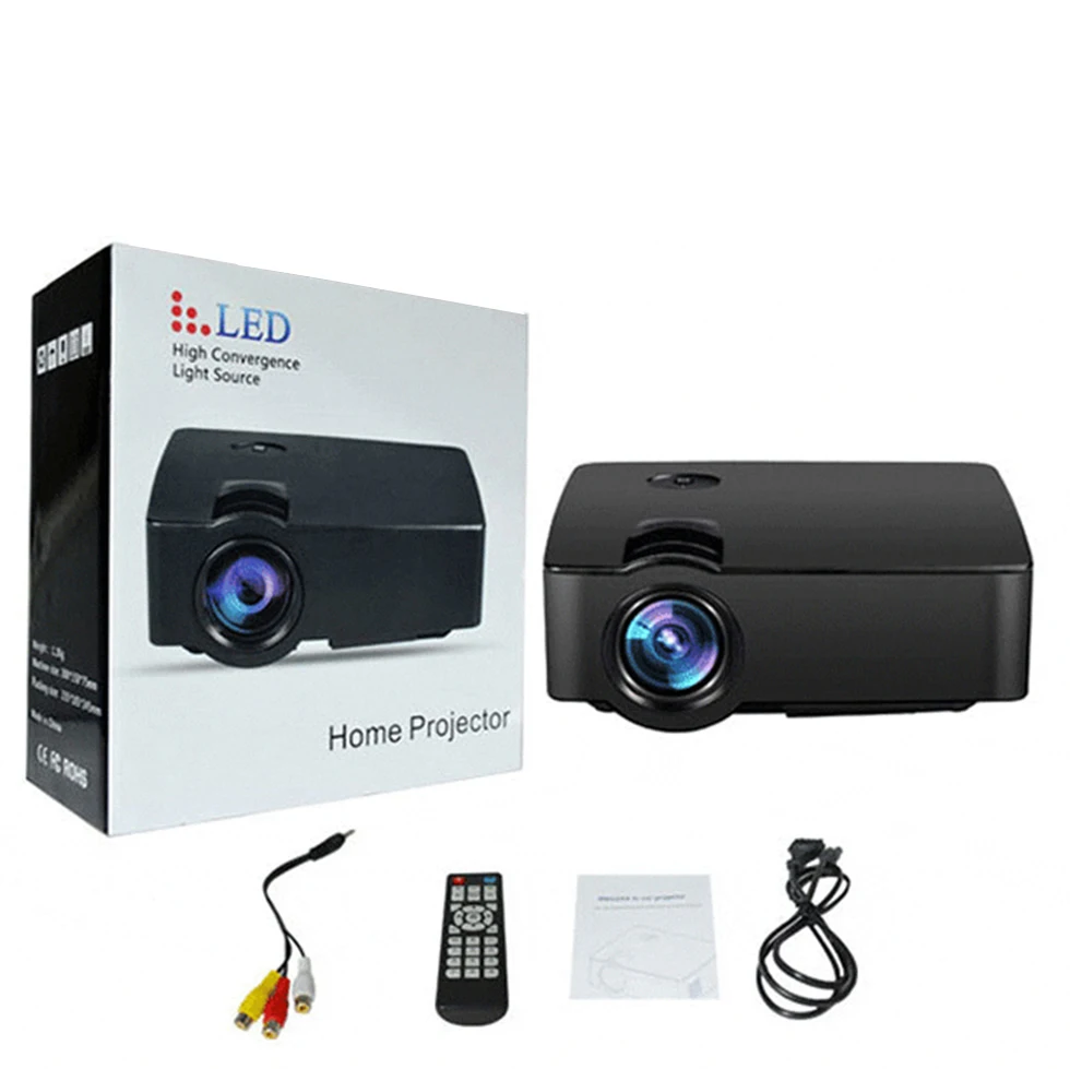 Noyazu светодио дный LED проекторы HD Projecteur видео домашний кинотеатр проектор линии