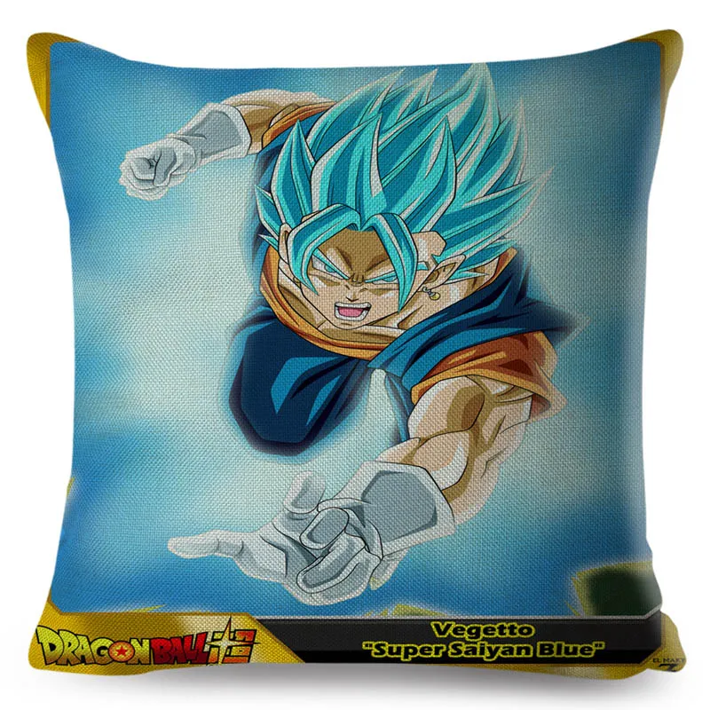 Классический Аниме Драконий жемчуг Золотая оправа сын Goku vegeta Наволочка на подушку размером 45*45 см бельевые наволочки на подушки Декор Наволочка с мультяшным рисунком - Цвет: 15