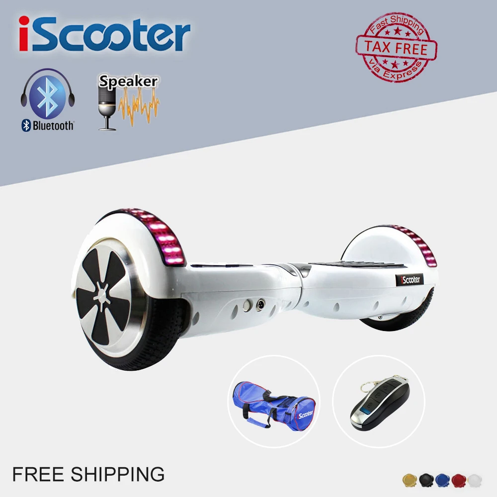 Hoverboard 6.5 Inch Bluetooth Electric Scooter With Bluetooth LED Light Hover Board Giroskuter Scooter 2wheels  Hover board