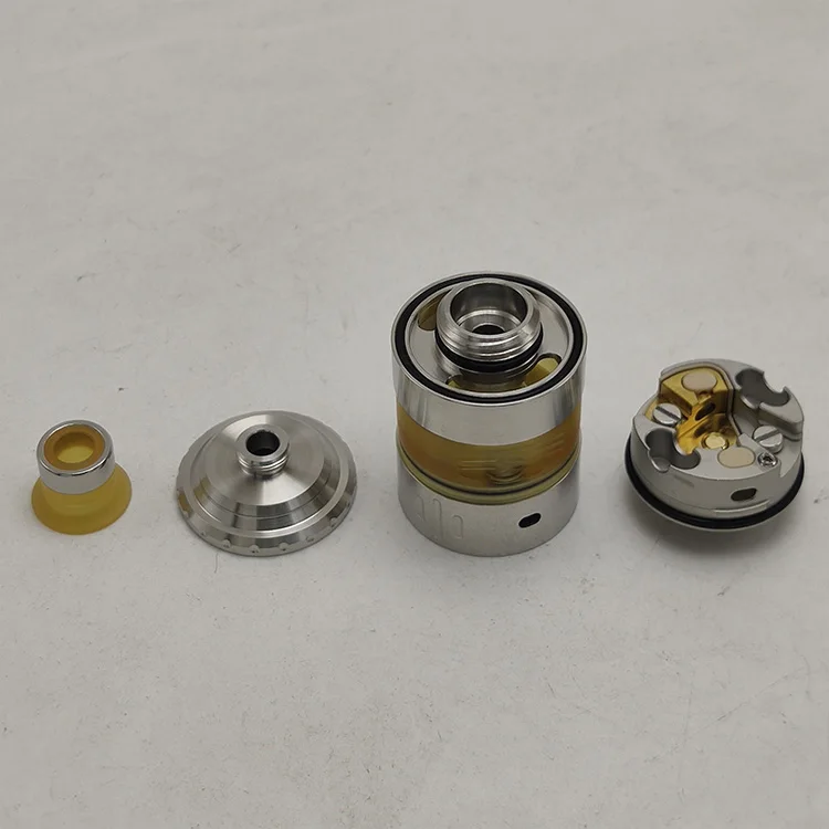 1 шт. Coppervape Hussar Project X MTL RTA 22 5 мм 2 мл PEI Tank позолоченный контактный закругленный