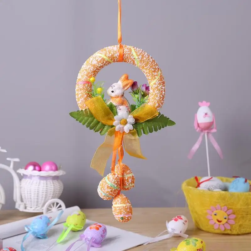 Пасхальные яйца куклы-кролики DIY висячие украшения Декор для вечеринки в честь Дня рождения ремесла окрашены детская игрушка, подарок