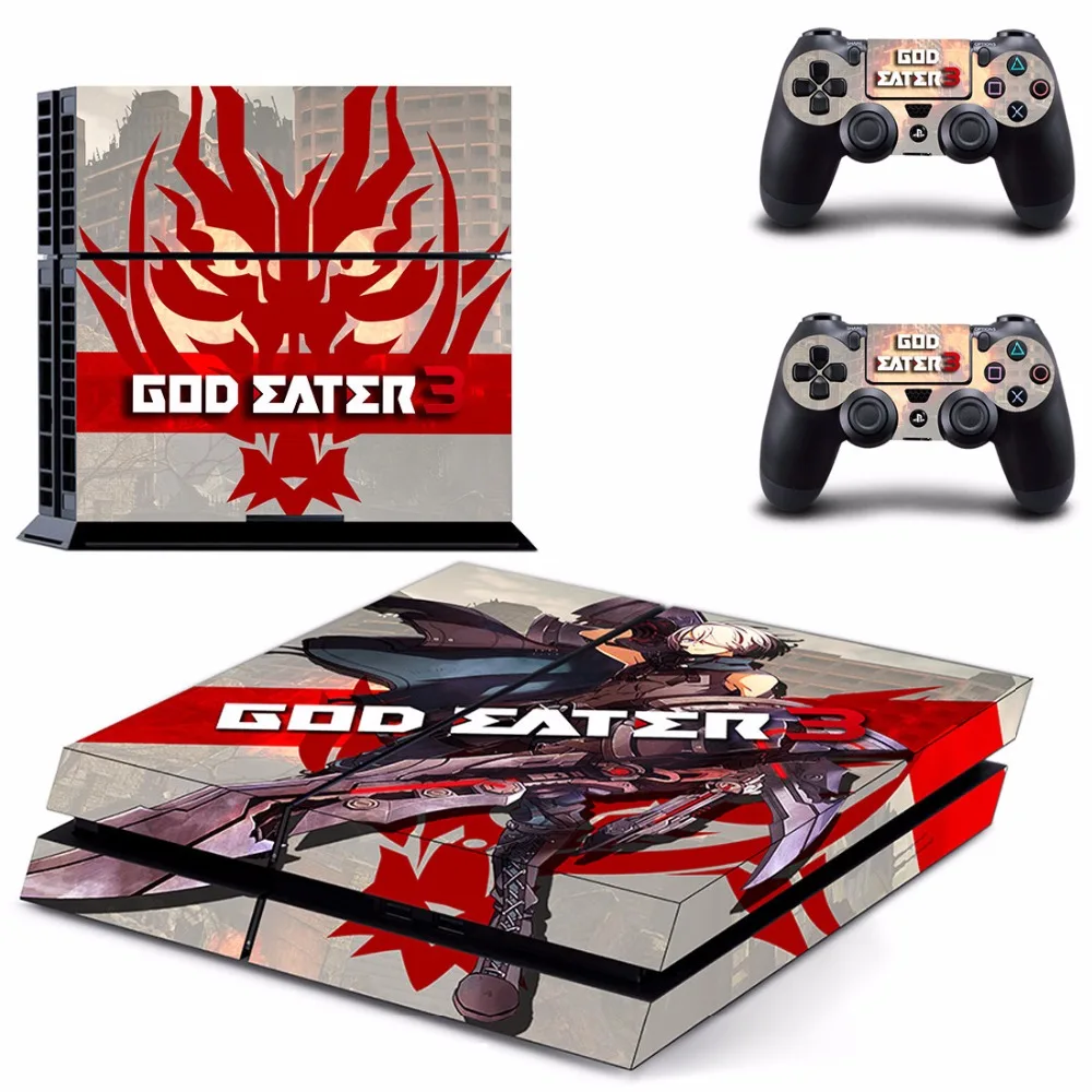 Игра изготовленные на заказ God Eater 3 PS4 кожи Стикеры наклейка для Sony Игровые