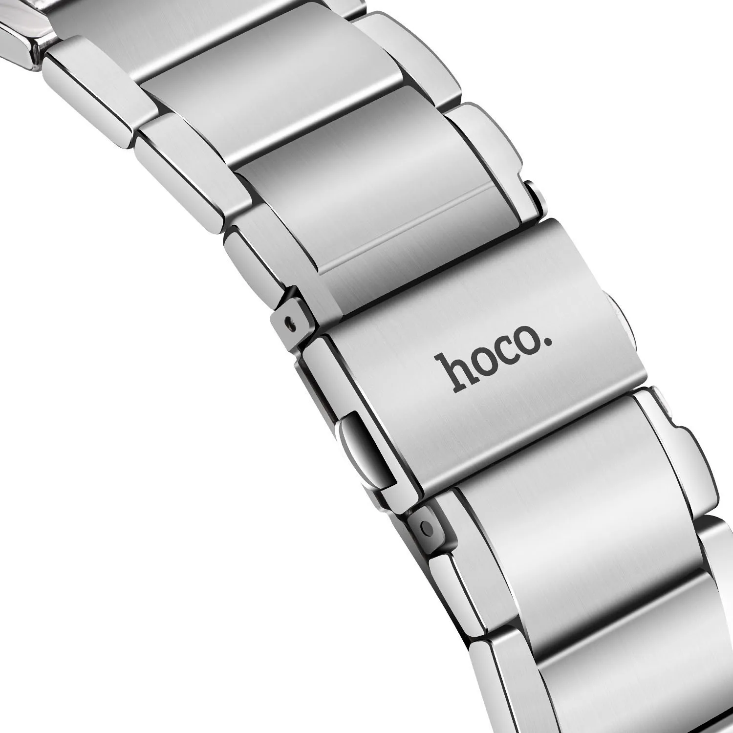HOCO ремешок из нержавеющей стали с широким звеном для Apple Watch, классический металлический браслет для часов iWatch серии 5 4 3 2 1 44 мм 42 мм