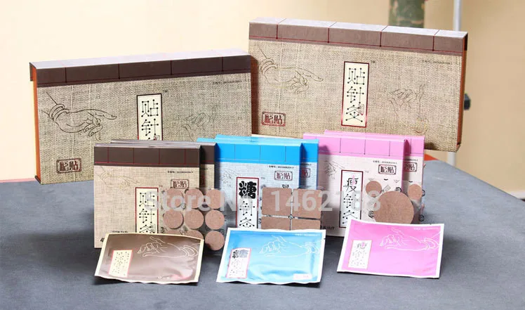 

Thin needle acupuncture acupoint sticking acupuncture weight loss slimming patch affixed to the navel paste