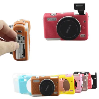 

New Soft Silicone Camera Case Rubber Cover Skin Bag For Canon EOS M100 Protective Body 8 Color