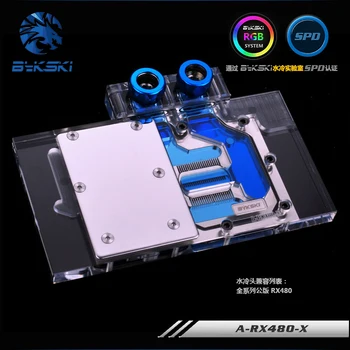 

Bykski A-RX480-X GPU Water Cooling Block for Reference Design RX470 RX480