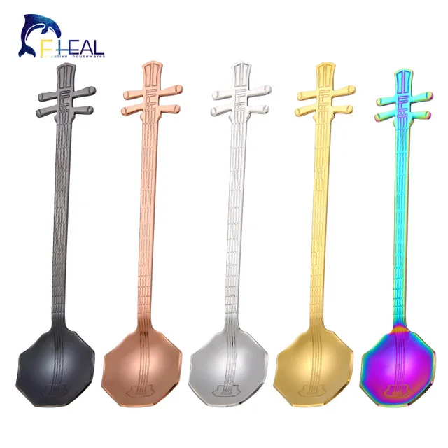 Best Offers FHEAL Stianless Steel Spoon Coffee Erhu Shape Music Theme Tea Stirring Spoon Long Handle Ice Cream Dessert Scoop Creative Spoon Best Offers FHEAL Stianless Steel Spoon Coffee Erhu Shape Music Theme Tea Stirring Spoon Long Handle Ice Cream Dessert Scoop Creative Spoon