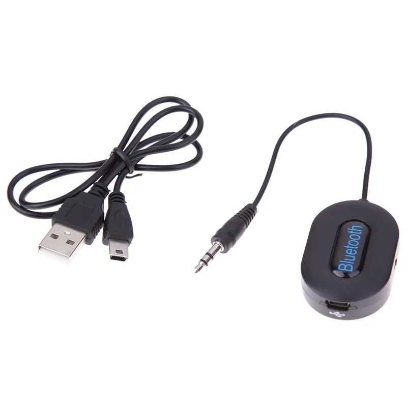 Wireless Bluetooth 3.0 Car Kit Car Music Receiver HSP/HFP/A2DP 3.5mm Jack Bluetooth Adapter