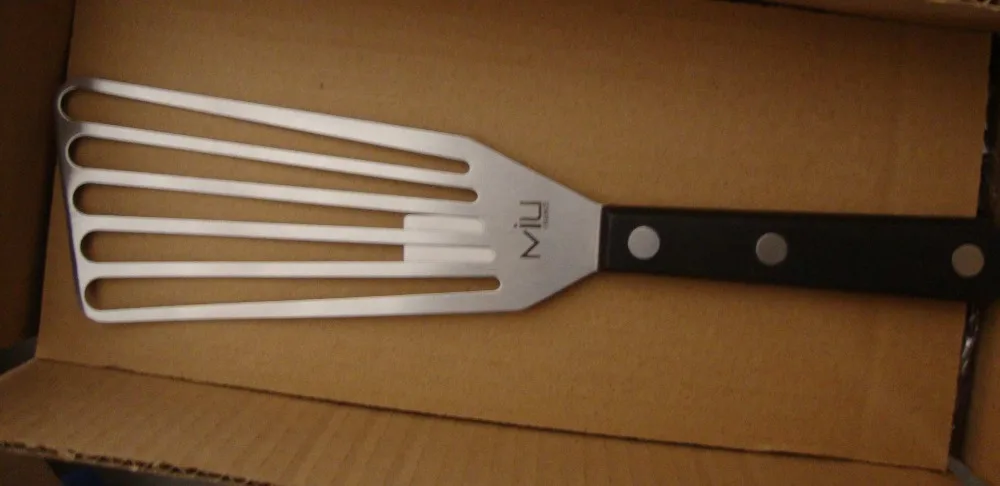Kitchen Utensils 11" SLOTTED TURNER FISH SPATULA STAINLESS STEEL FLEXIBLE
