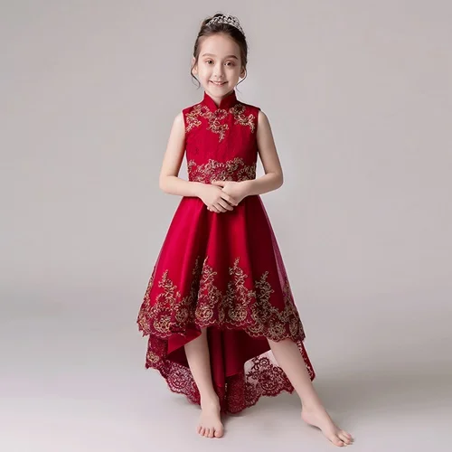 Китайское платье для девочек, чонсам, свадебное платье, карнавальный наряд для младенцев, сценические костюмы для девочек, китайское платье для девочек, AA4464 - Цвет: 6