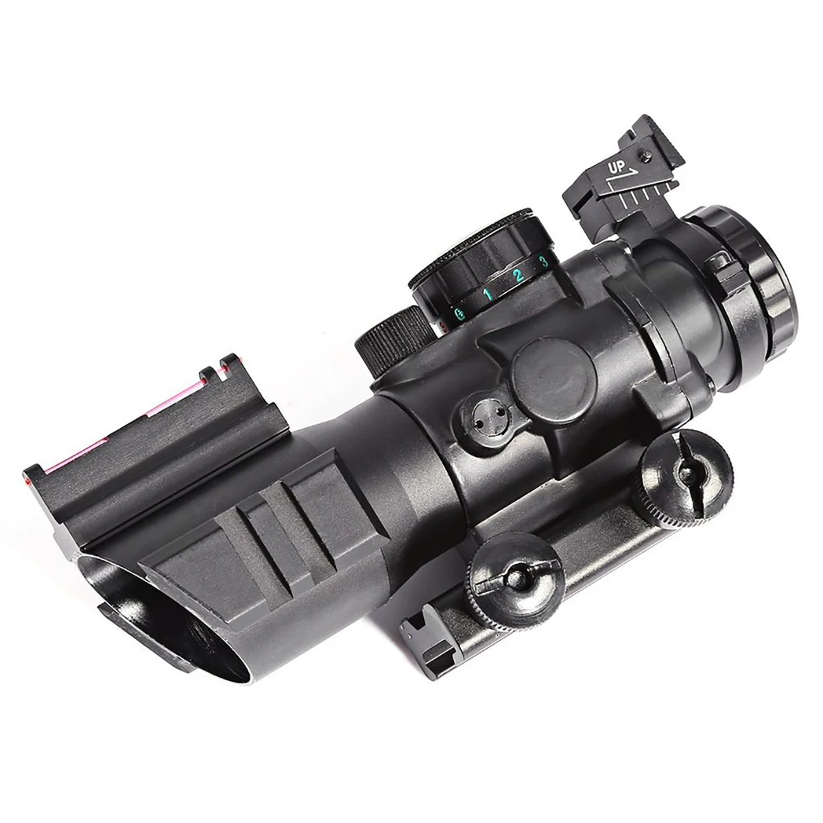 Acog 4x32 прицел 20 мм ласточкин хвост рефлекторная Оптика прицел тактический Красный точка охотничий прицел винтовка страйкбол