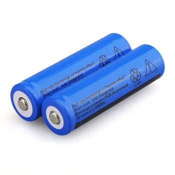 

(2pcs/ lot) Rechargeable Li-ion 18650 Battery 3.7V 3000mAh Lithium 18650 Batteries for Flashlight