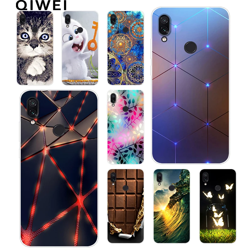 

For Xiaomi Redmi Note 7 Pro Case Silicone Soft TPU Cute Back Cover for Xiaomi Redmi Note7 Pro Global Phone Cases Redmi Note 7